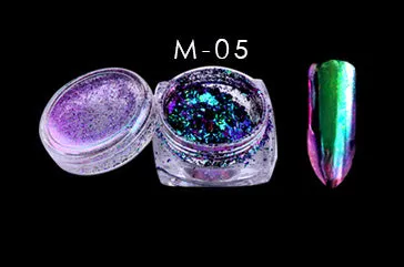 1Box 0.2g Chameleon Colorful Powder Nail Glitter Polish Mirror Powder Vtirka New DIY Nail Art Beauty Nail Art Pigment