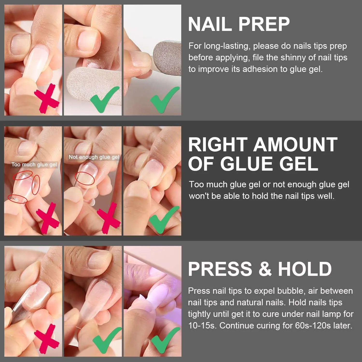 2 in 1 Nail Glue and Base Gel 15ML