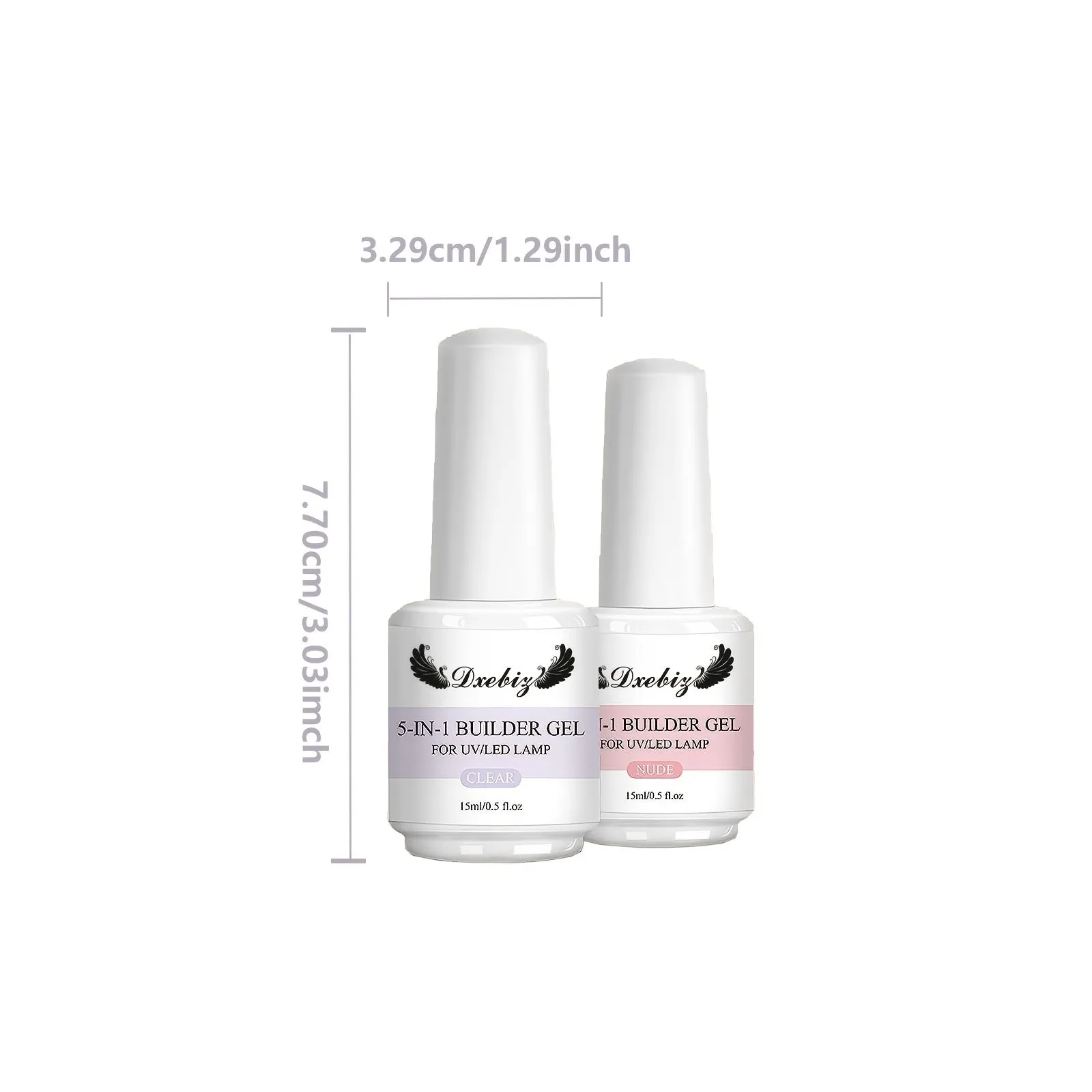 5in1 Builder Nail Gel Set Extend Strengthen Design Nails