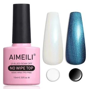 AIMEILI Pearl Top Coat Gel nail polish BKT001