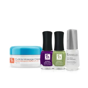 Barielle Bootiful Nail Care - 4-PC Treatment & Polish Bundle