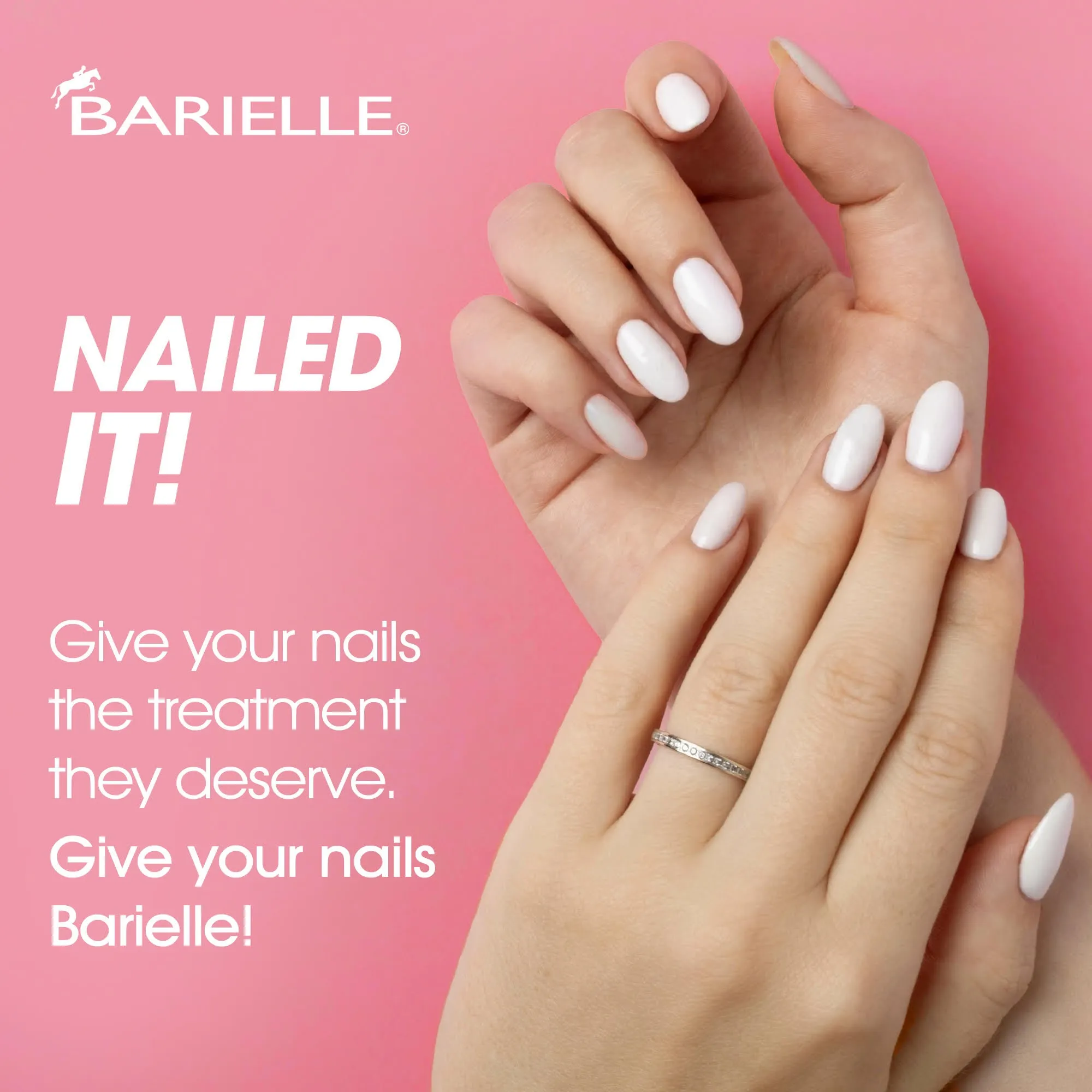 Barielle Protect  Nail Polish - Go Lightly (Opaque Eggshell White) .45 oz.