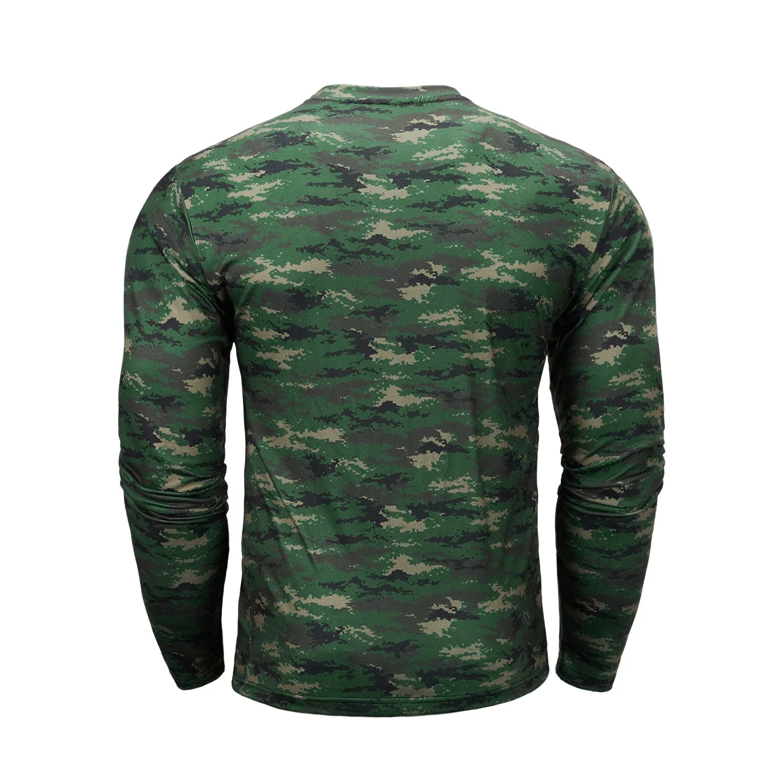 CAMO PRINTED QUICK-DRY LONG SLEEVE T-SHIRT