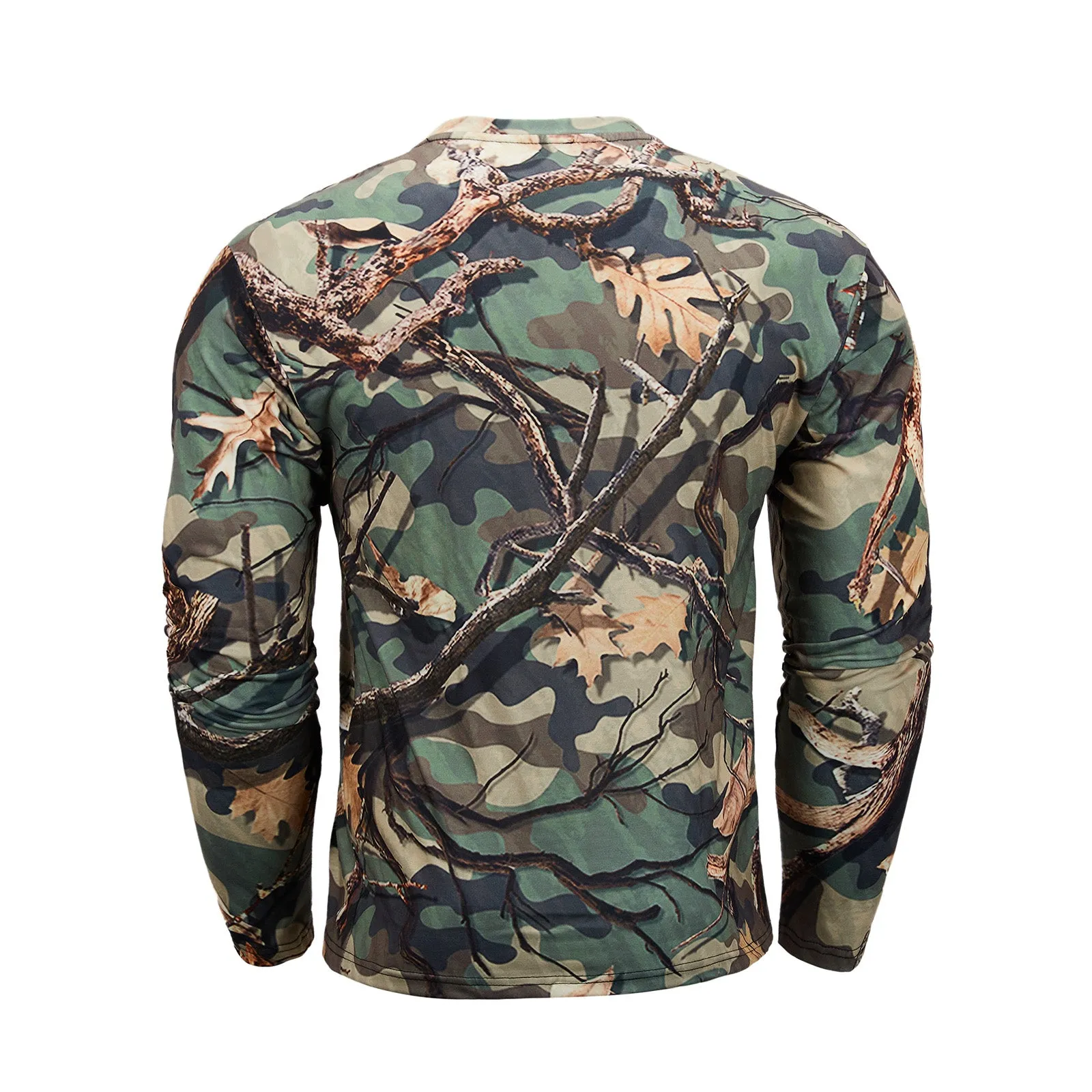 CAMO PRINTED QUICK-DRY LONG SLEEVE T-SHIRT