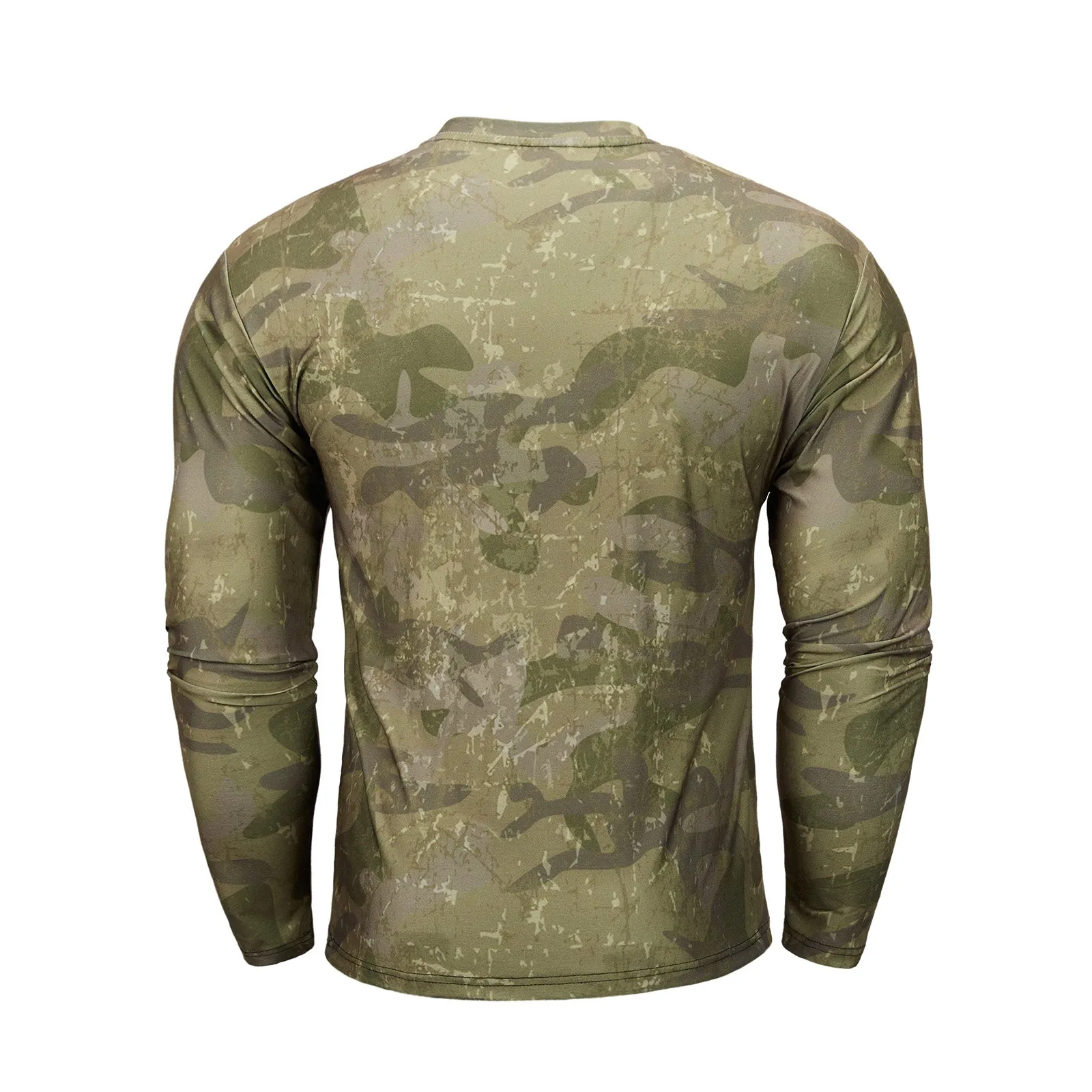 CAMO PRINTED QUICK-DRY LONG SLEEVE T-SHIRT