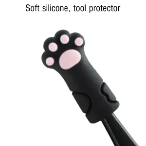 Cat Paw Shaped Silicone Manicure Tool Protective Cover