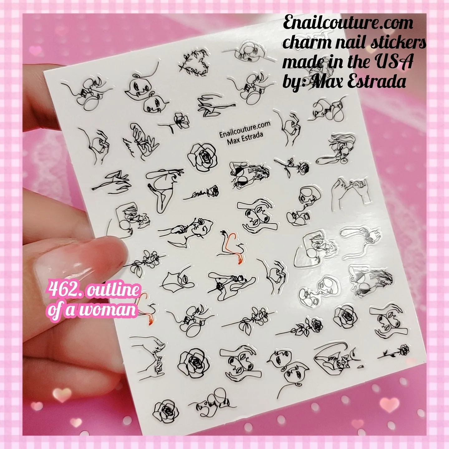 Charm Nail Sticker, Page 5 (flat & 3D Self-AdhesiveNail Decals Leaf Nail Art Stickers Colorful Mixed Nail Decorations)