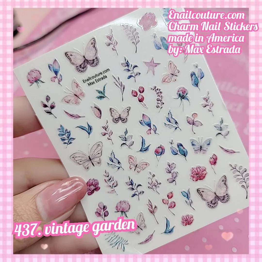 Charm Nail Sticker, Page 5 (flat & 3D Self-AdhesiveNail Decals Leaf Nail Art Stickers Colorful Mixed Nail Decorations)