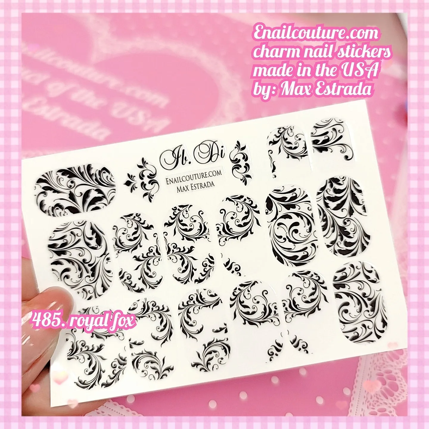 Charm Nail Sticker, Page 5 (flat & 3D Self-AdhesiveNail Decals Leaf Nail Art Stickers Colorful Mixed Nail Decorations)