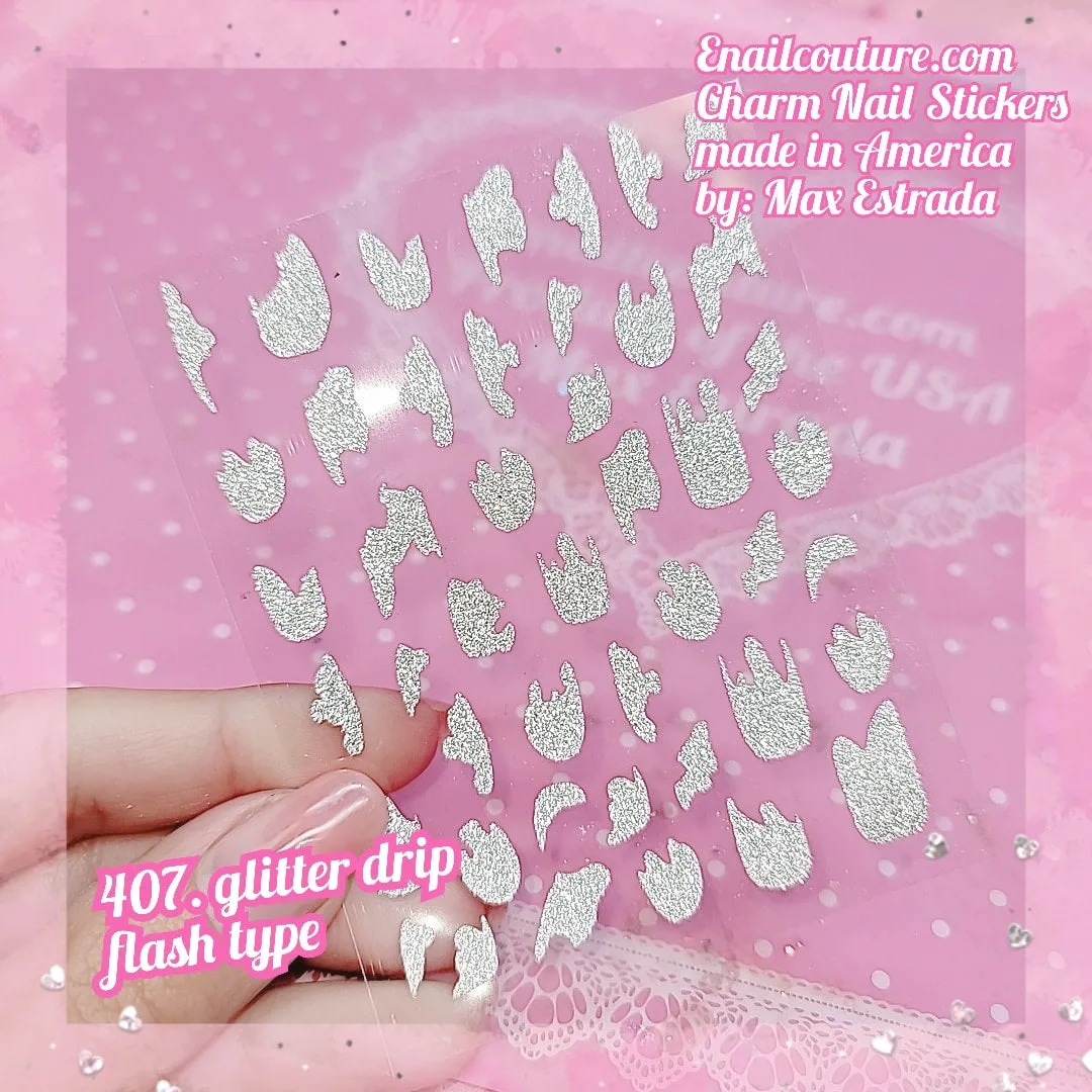 Charm Nail Sticker, Page 5 (flat & 3D Self-AdhesiveNail Decals Leaf Nail Art Stickers Colorful Mixed Nail Decorations)