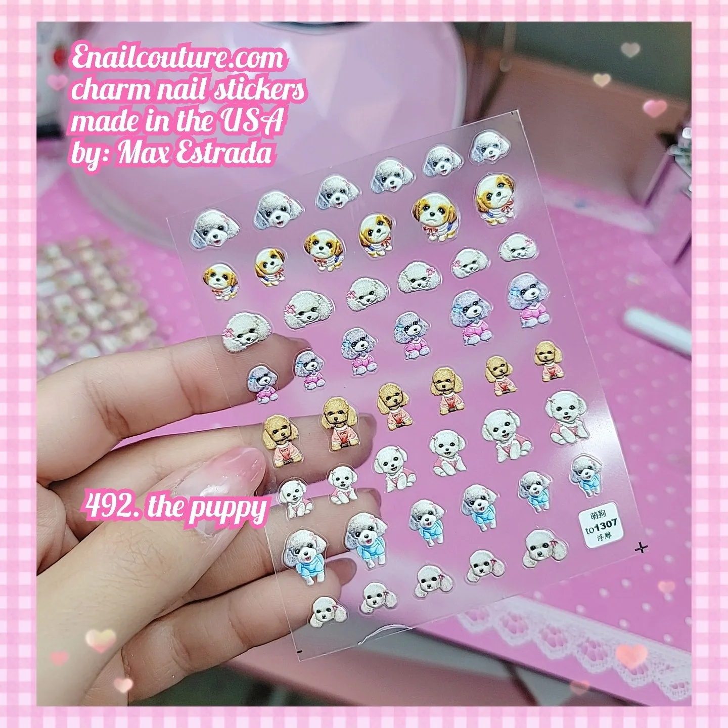 Charm Nail Sticker, Page 5 (flat & 3D Self-AdhesiveNail Decals Leaf Nail Art Stickers Colorful Mixed Nail Decorations)