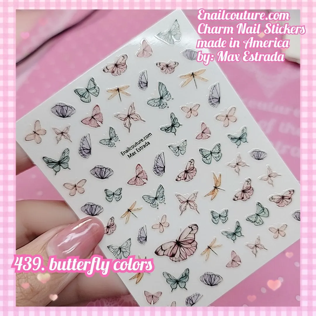 Charm Nail Sticker, Page 5 (flat & 3D Self-AdhesiveNail Decals Leaf Nail Art Stickers Colorful Mixed Nail Decorations)