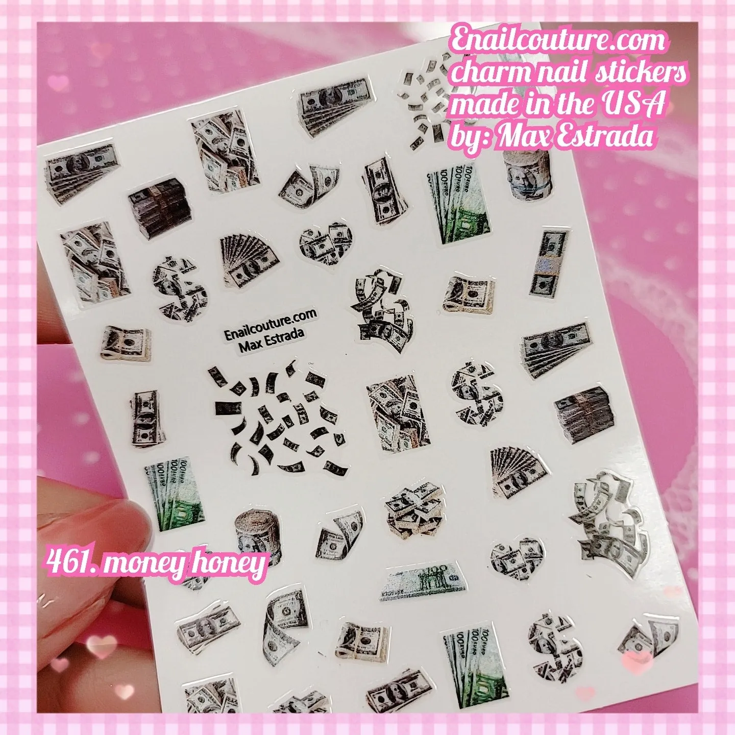 Charm Nail Sticker, Page 5 (flat & 3D Self-AdhesiveNail Decals Leaf Nail Art Stickers Colorful Mixed Nail Decorations)