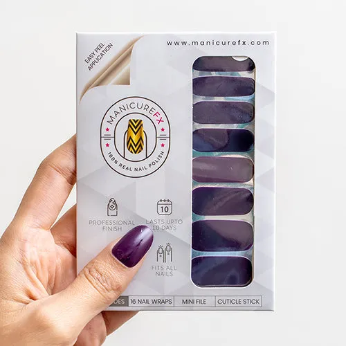 Dark Amethyst Nails - Nail Wraps (Standard)