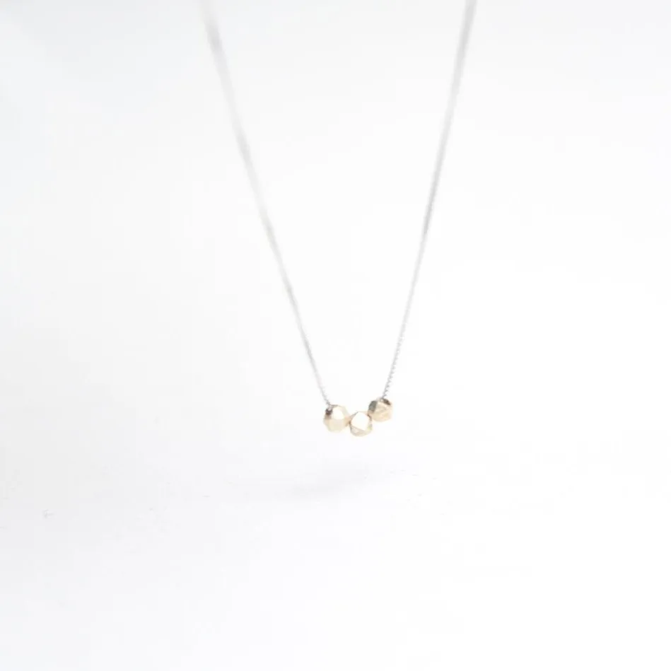 Dazzling Dices Dainty Short Necklace