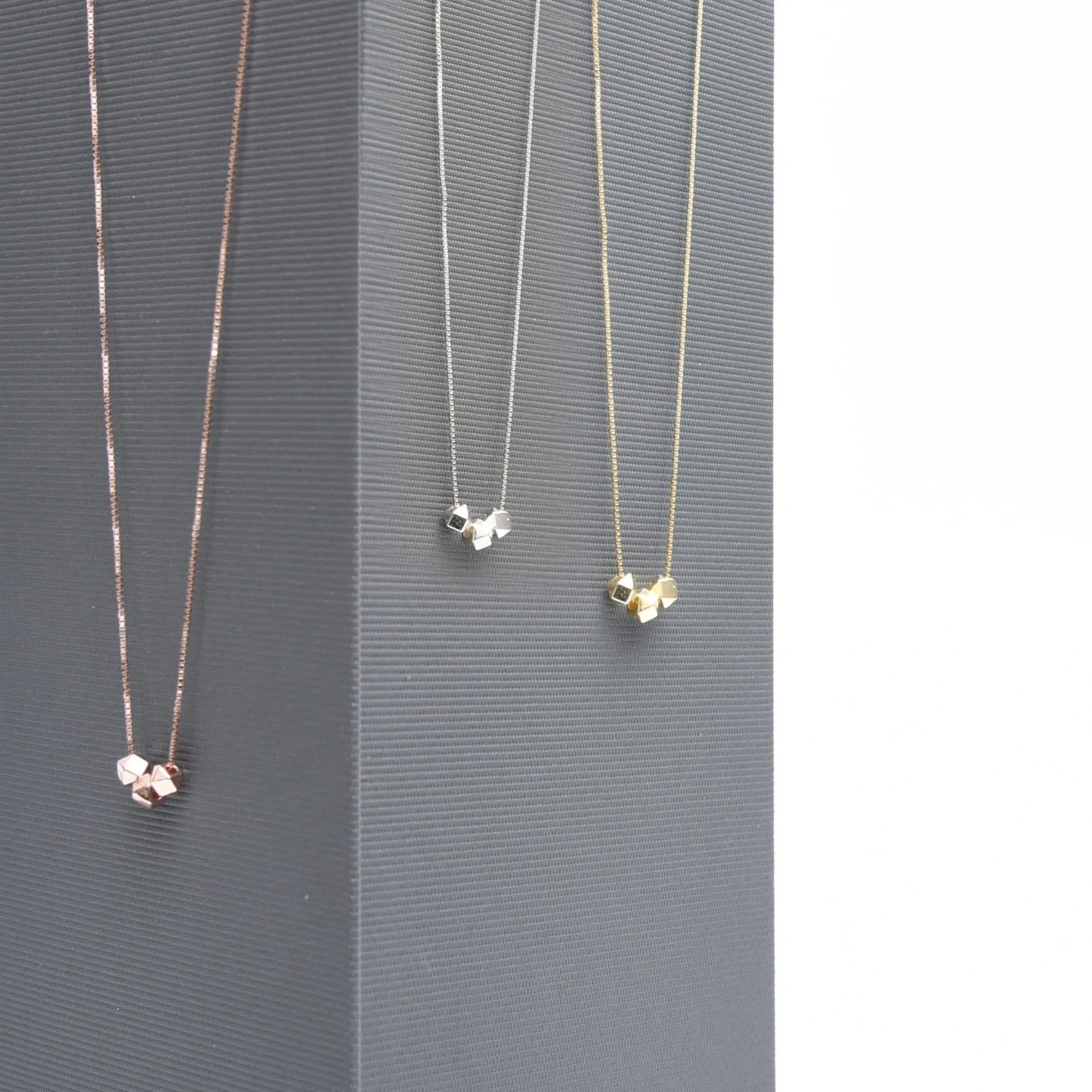 Dazzling Dices Dainty Short Necklace