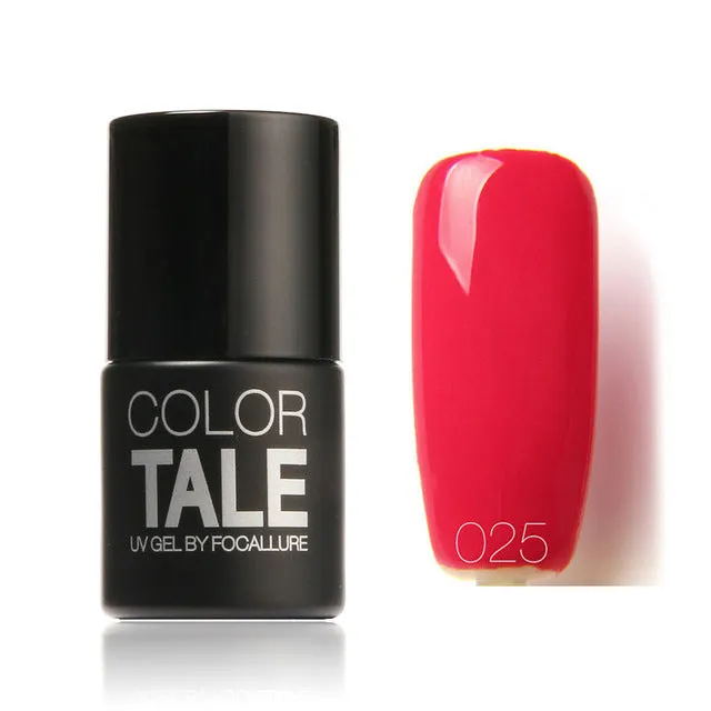 FOCALLURE Beauty UV Nail Gel Polish Nail Art Colorful Red Series UV Gel Nail Gel Lacquer Soak Off Long Lasting Nail Professional