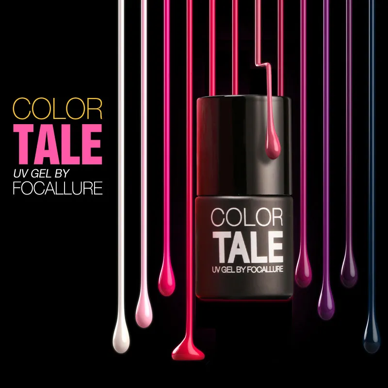 Focallure Color Tale 1PC Nail Gel Polish UV&LED Shining Colorful 12ML Long lasting soak off Varnish cheap Manicure