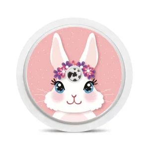 Freestyle Libre 1 & 2 sensor sticker: Cute rabbit