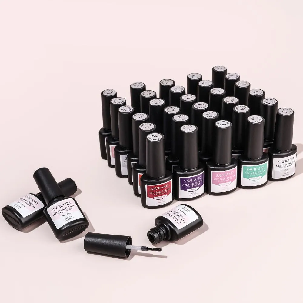 Gel Nail Polish Set - 33PCS Gel Polish Nail Set