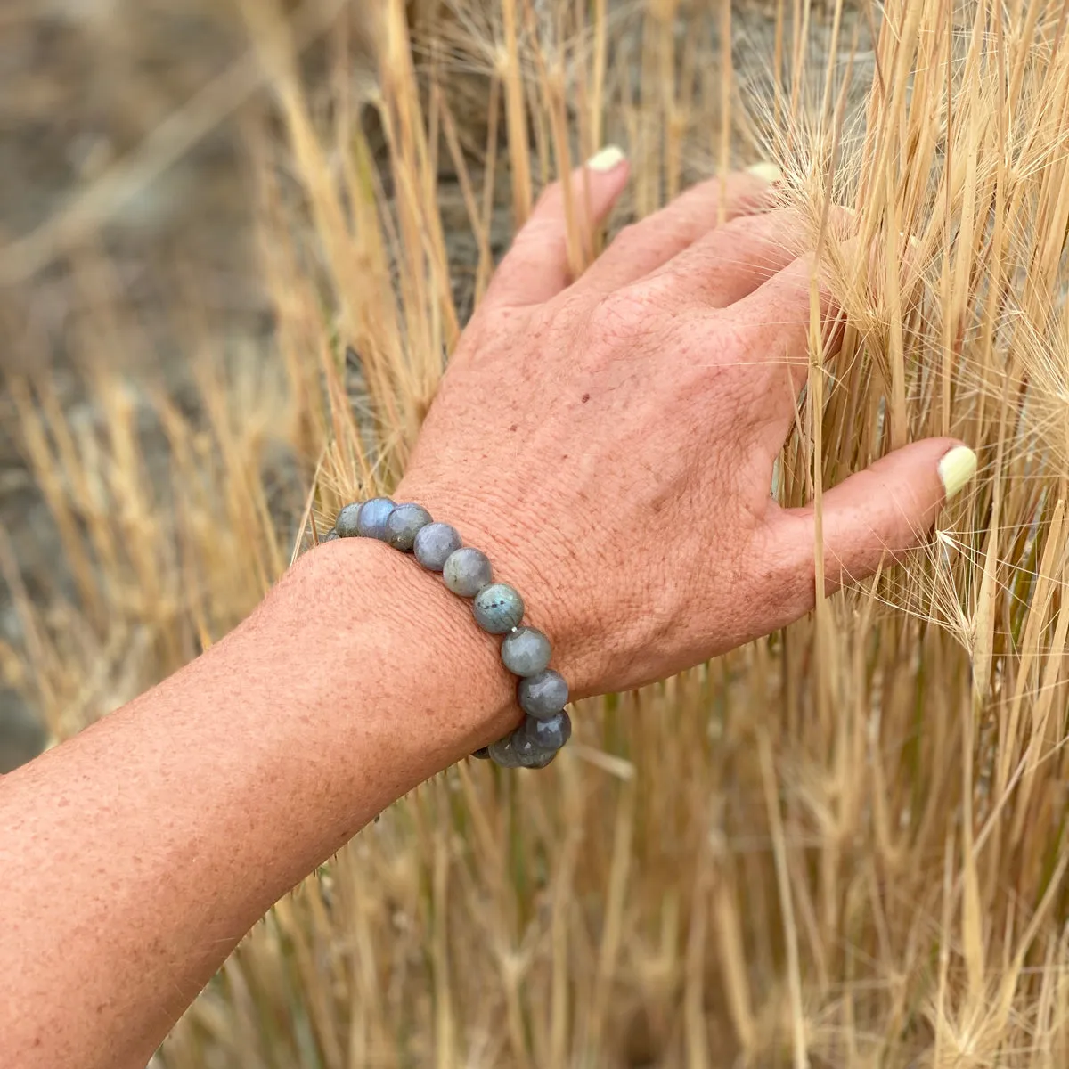 Labradorite Bracelet for Strengthening Intuition and Against Depression