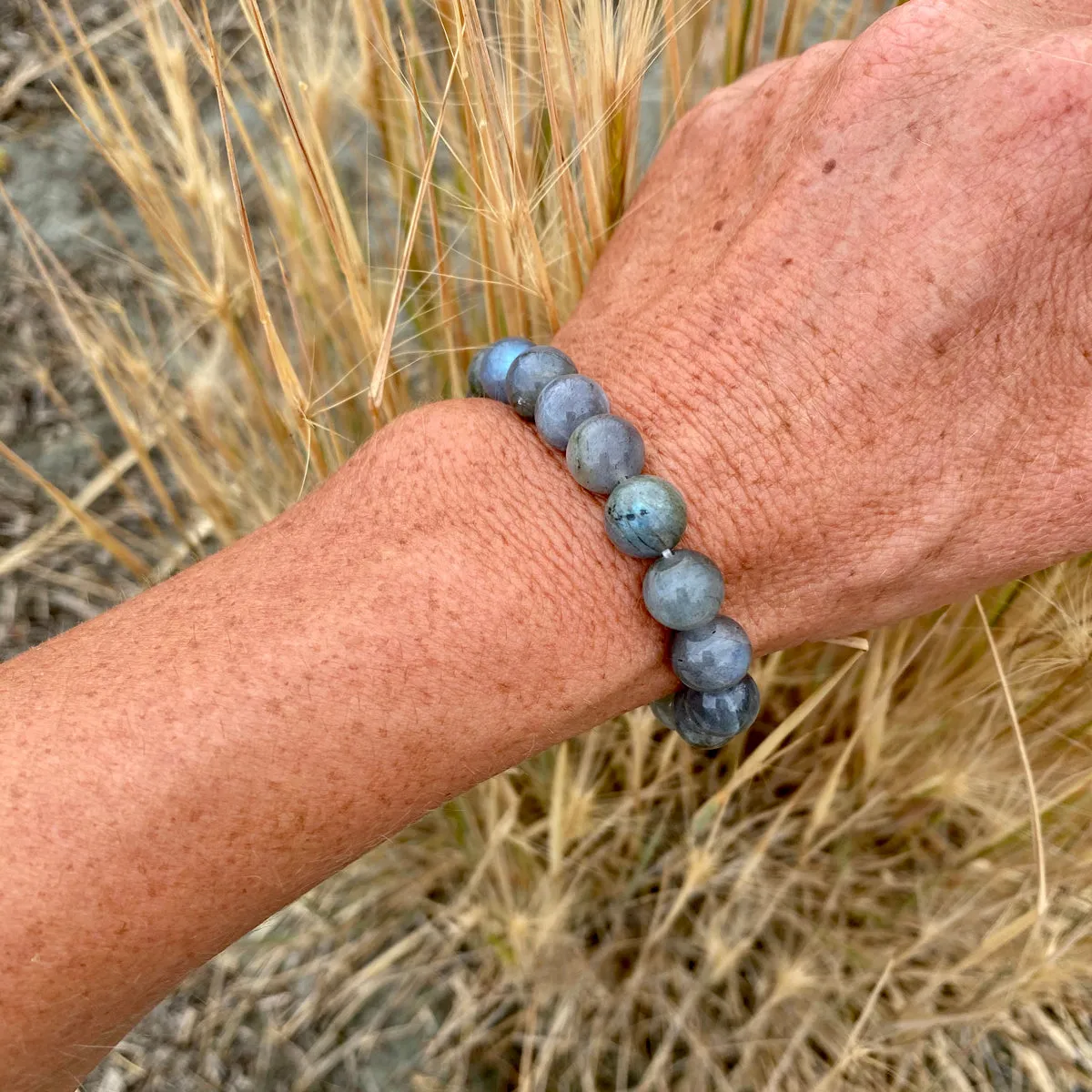 Labradorite Bracelet for Strengthening Intuition and Against Depression