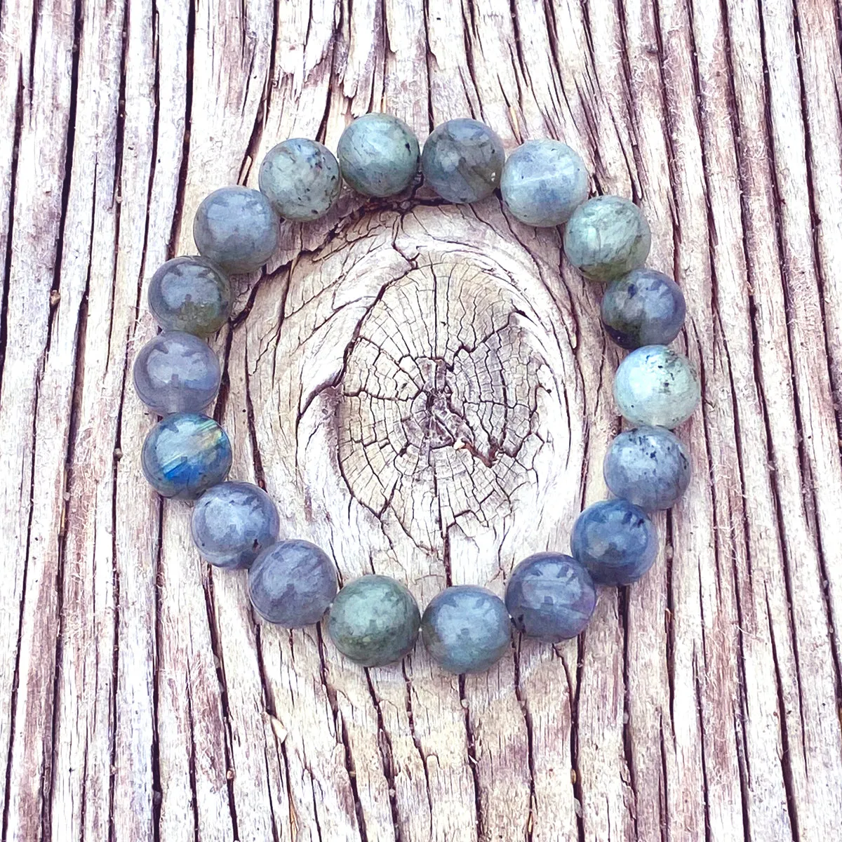 Labradorite Bracelet for Strengthening Intuition and Against Depression