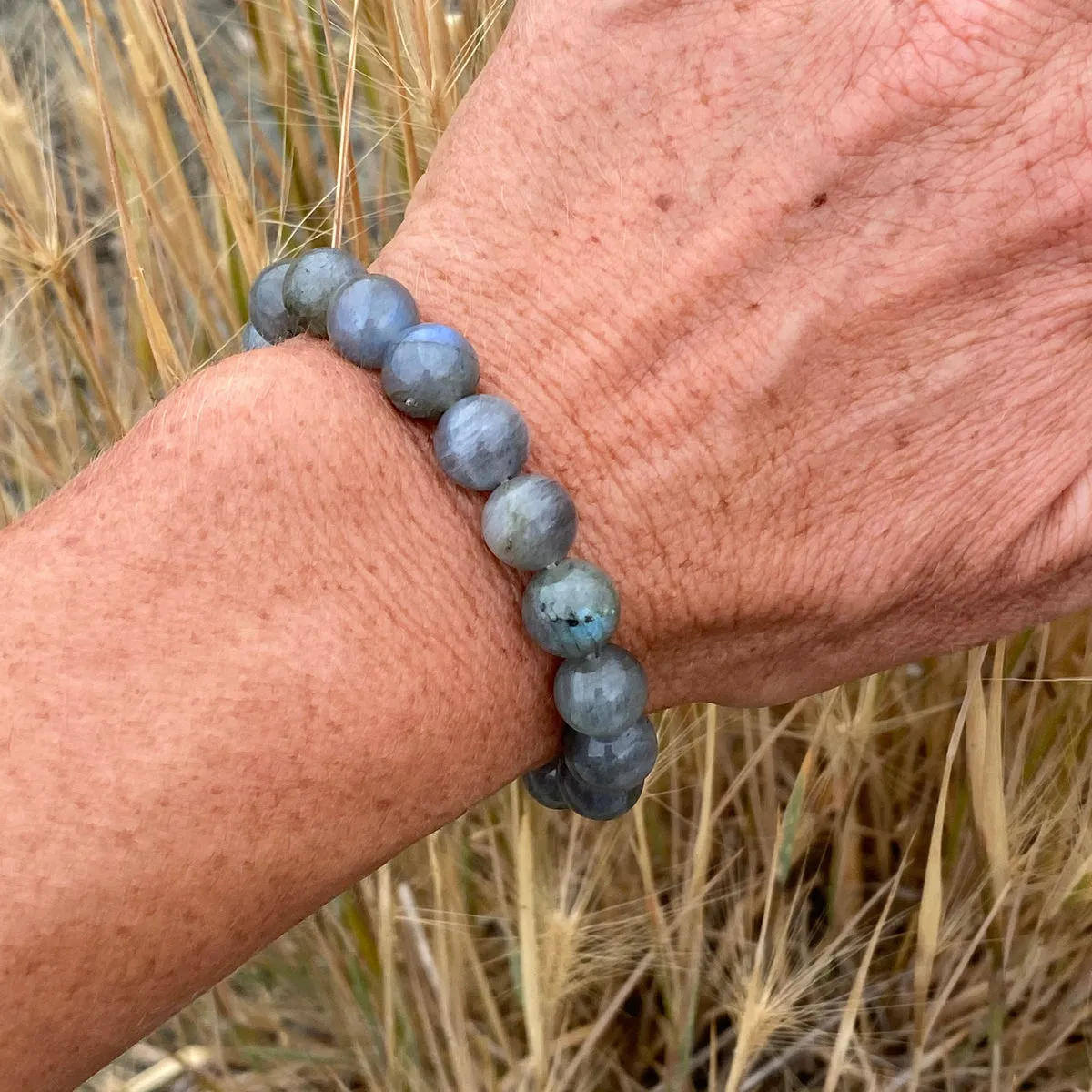 Labradorite Bracelet for Strengthening Intuition and Against Depression