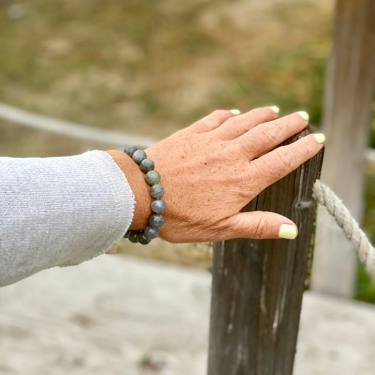 Labradorite Bracelet for Strengthening Intuition and Against Depression