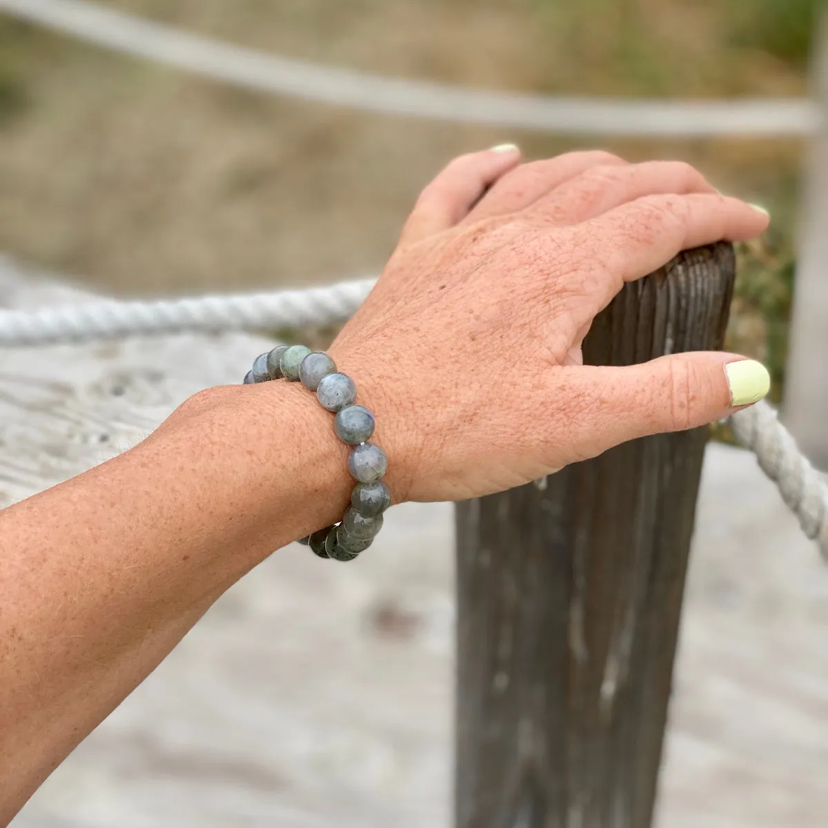 Labradorite Bracelet for Strengthening Intuition and Against Depression