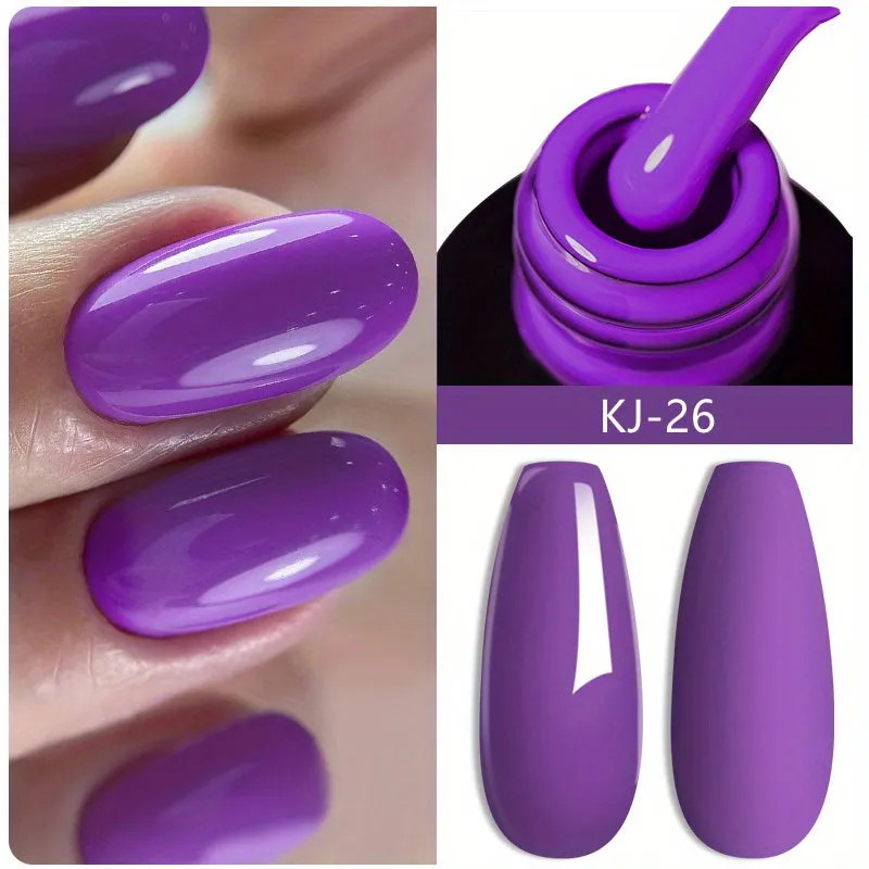 Longlasting 10ml SemiPermanent Gel Nail Polish for DIY Nail Art