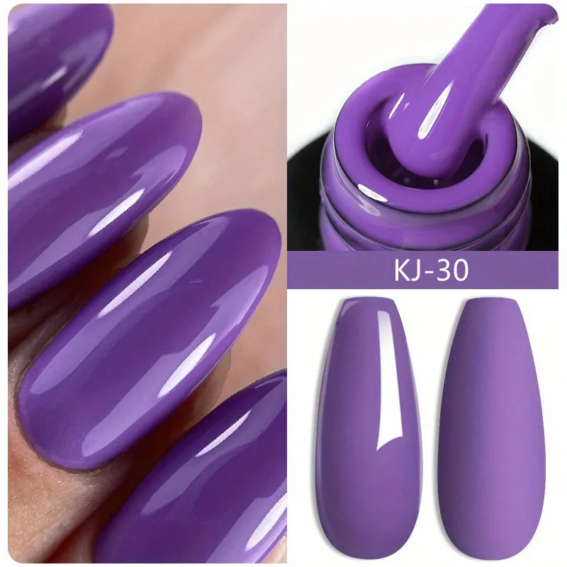 Longlasting 10ml SemiPermanent Gel Nail Polish for DIY Nail Art