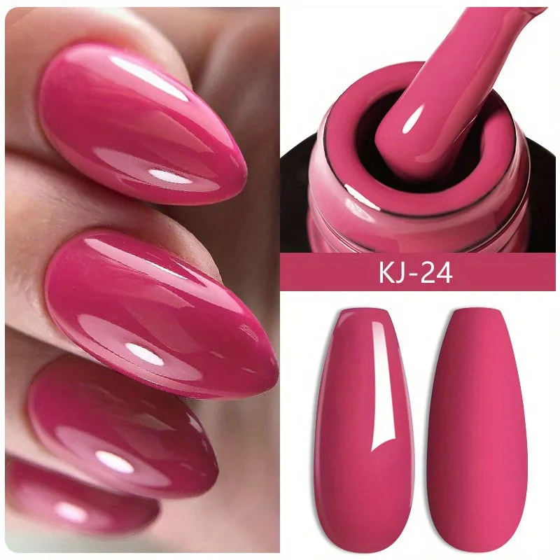 Longlasting 10ml SemiPermanent Gel Nail Polish for DIY Nail Art