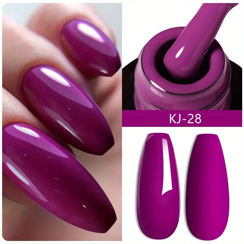 Longlasting 10ml SemiPermanent Gel Nail Polish for DIY Nail Art