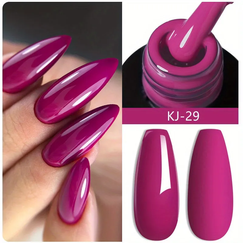 Longlasting 10ml SemiPermanent Gel Nail Polish for DIY Nail Art