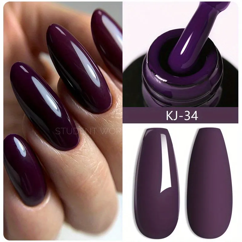 Longlasting 10ml SemiPermanent Gel Nail Polish for DIY Nail Art