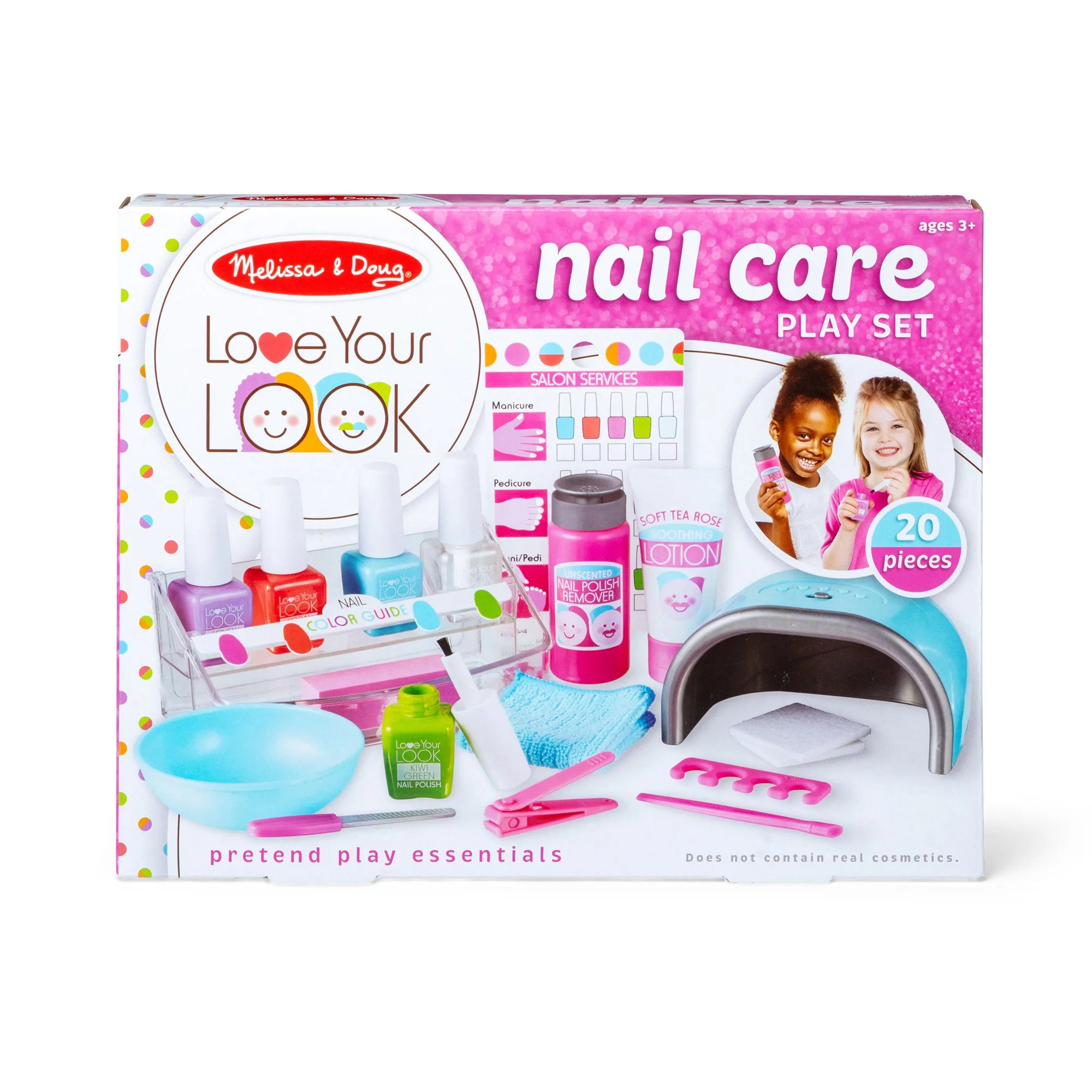 Love Your Look Pretend Nail Care Play Set (Mess-Free - No Real Cosmetics)