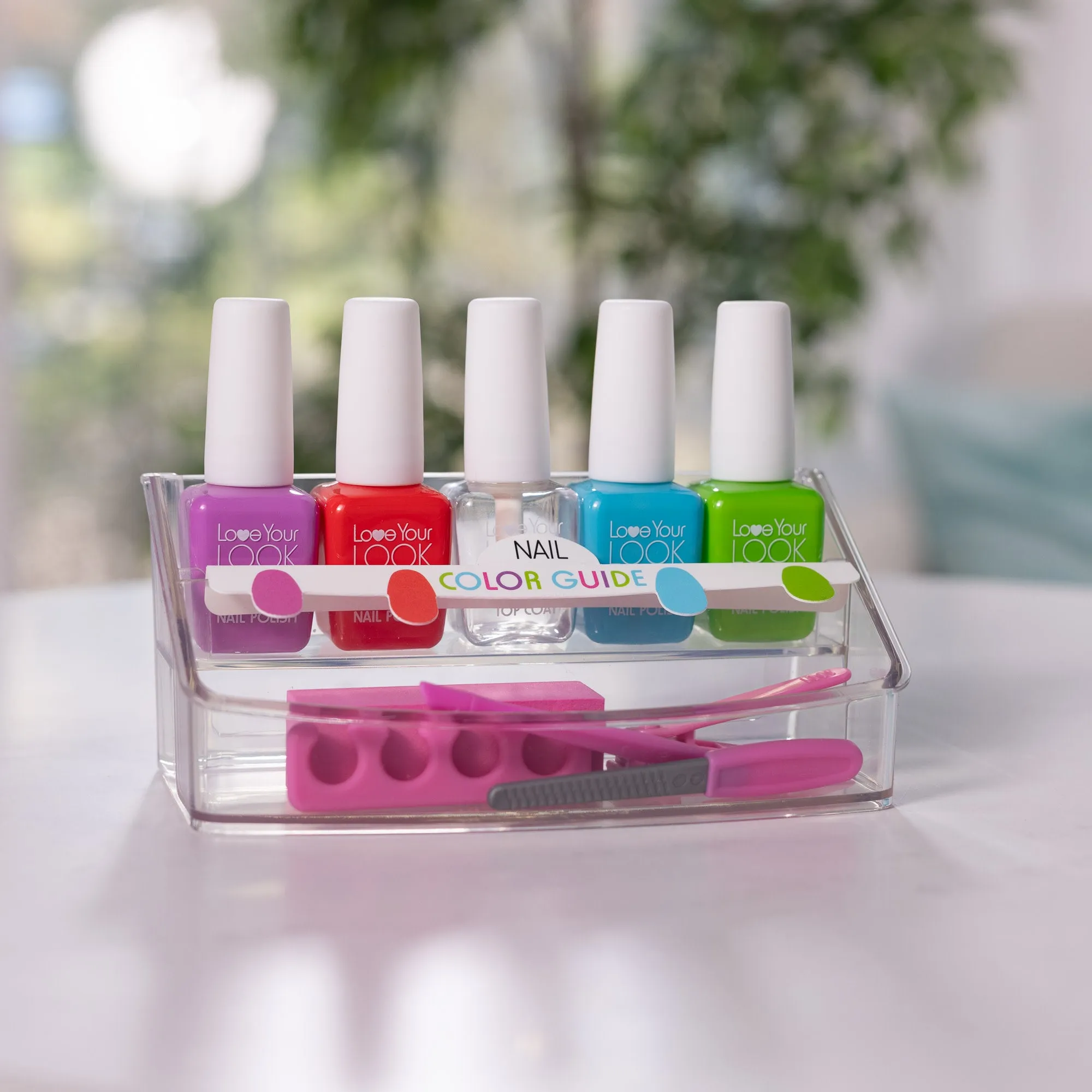 Love Your Look Pretend Nail Care Play Set (Mess-Free - No Real Cosmetics)