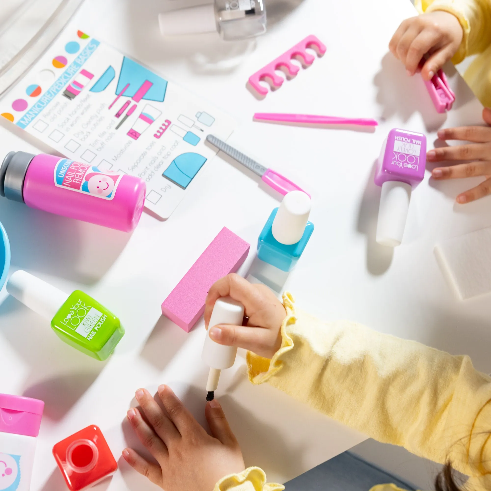 Love Your Look Pretend Nail Care Play Set (Mess-Free - No Real Cosmetics)