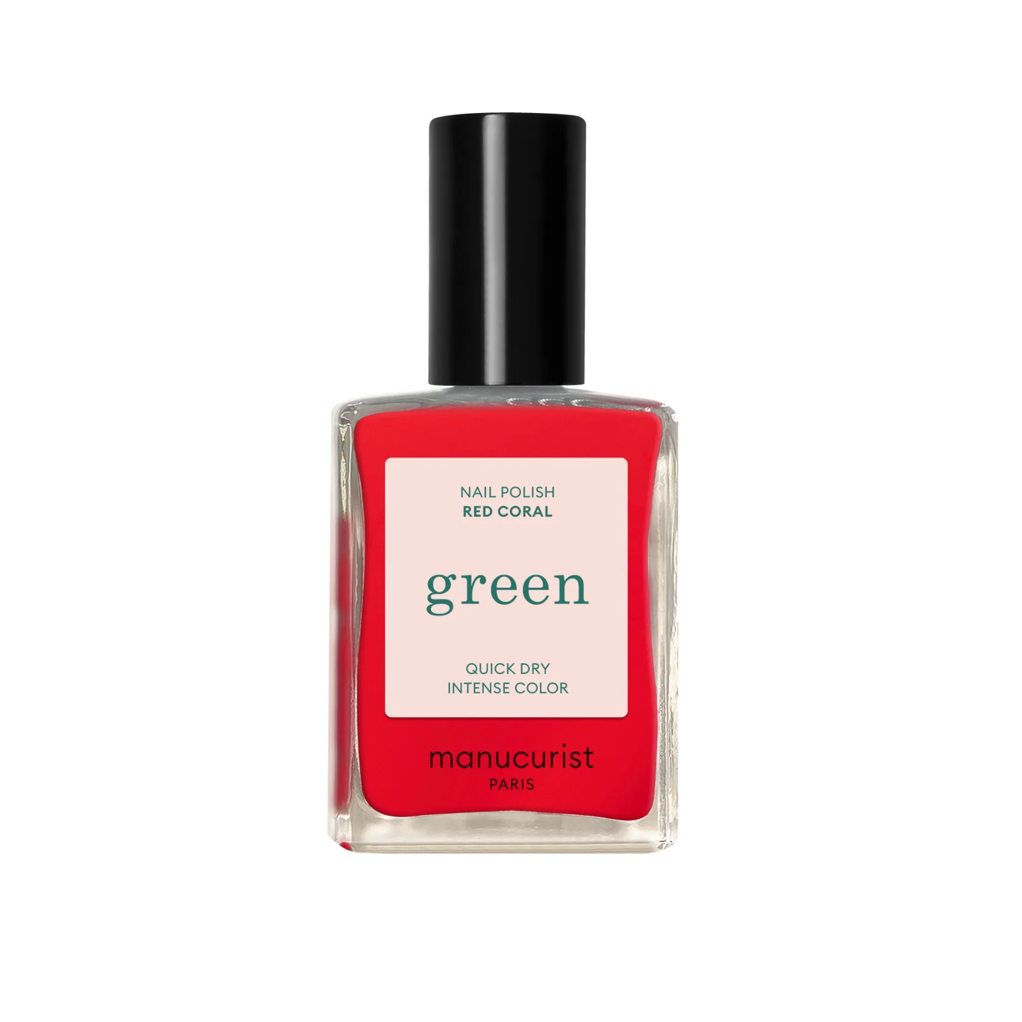 MANUCURIST Green Nail Polish Coral Reef 15ml