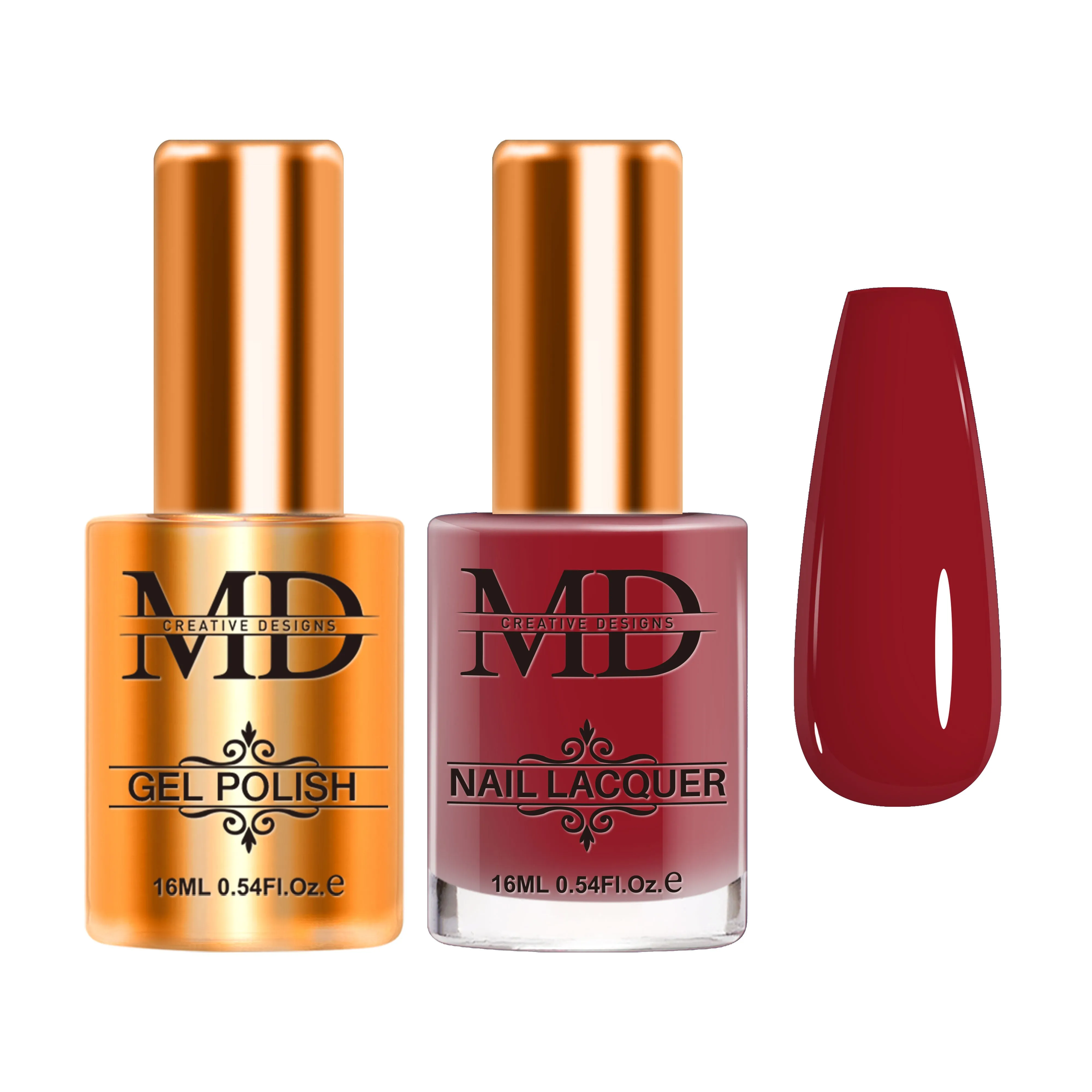 MDNAIL 2IN1 GEL POLISH   NAIL LACQUER 0.5OZ - K97