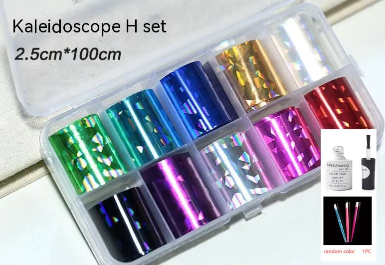 Nail Art Transfer Foils Set Of 12