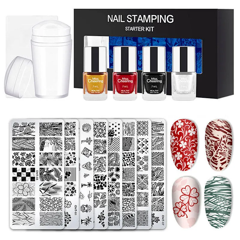 Nail Stamping Kit   1 FREE Random Plate