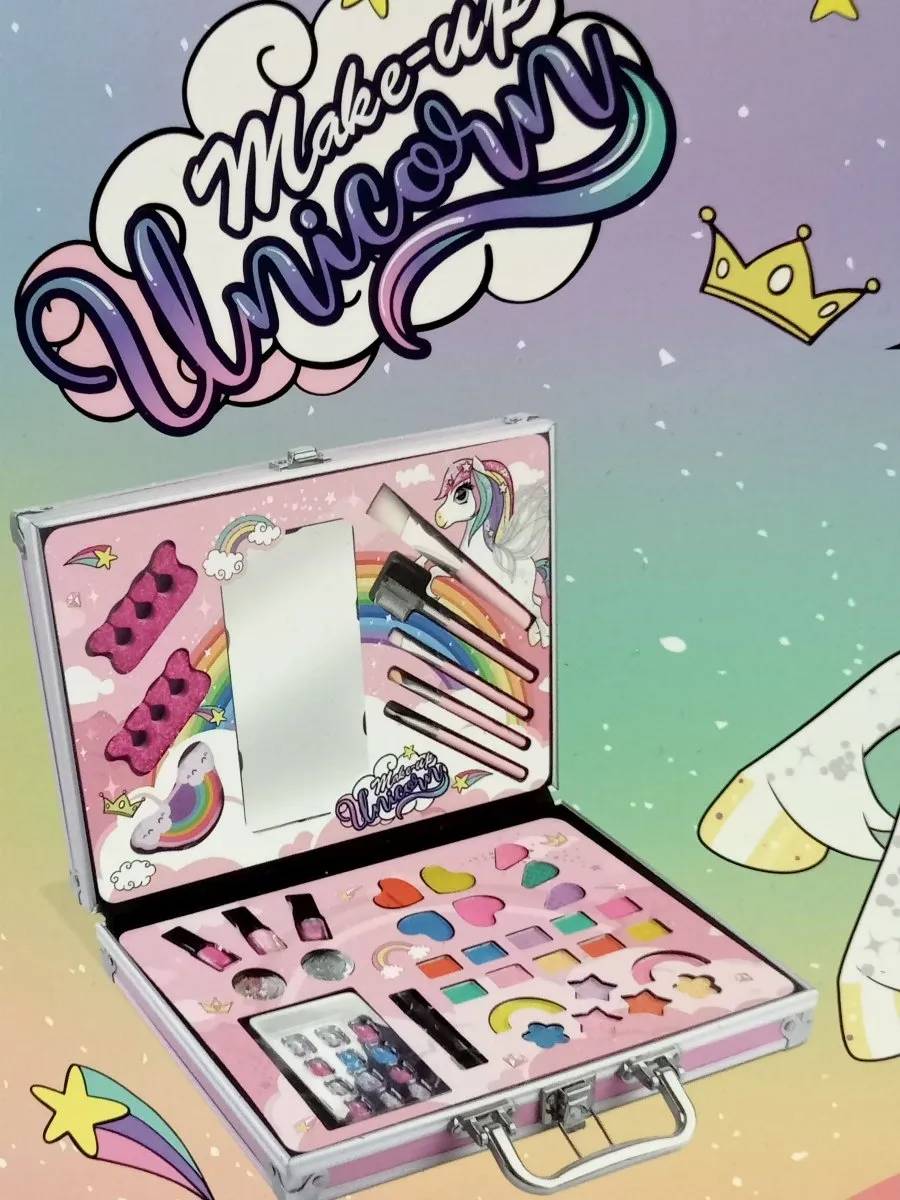 New Unicorn Briefcase Make Up Box