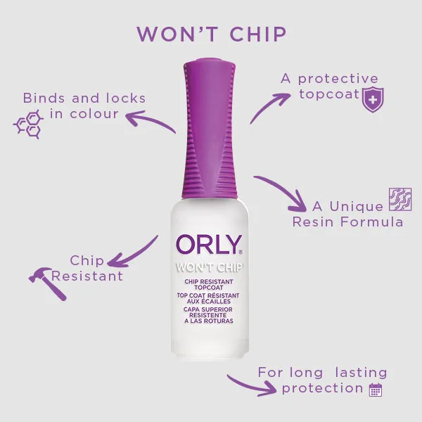 ORLY Won't Chip Topcoat 9ml