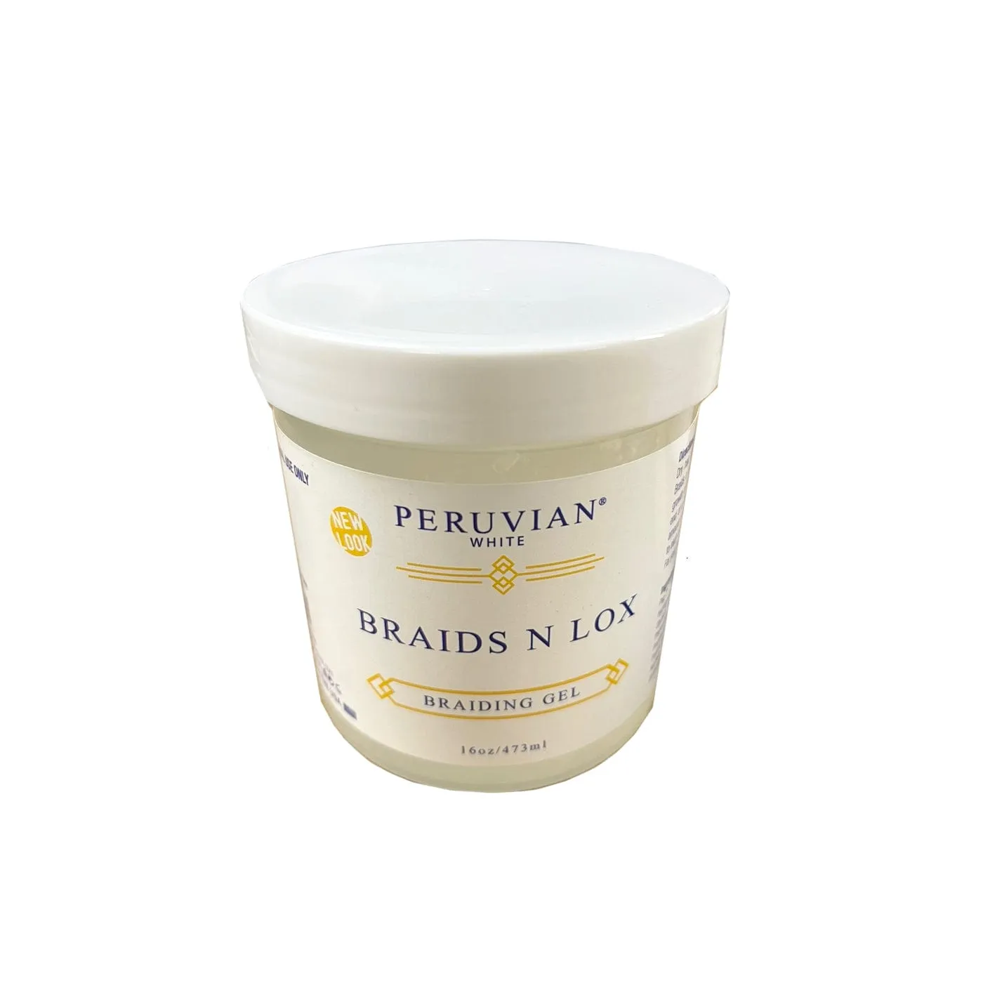 PERUVIAN WHITE | Braids N Loc Braiding Gel 16oz