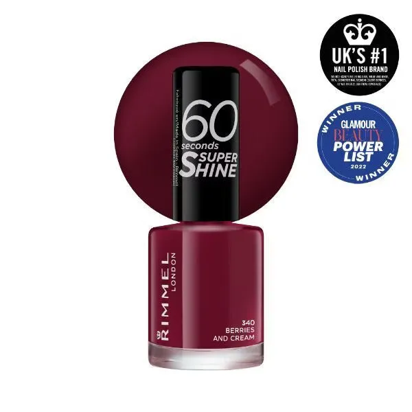 Rimmel London Bus 60 Second Super Shine Nail Polish Set of 5