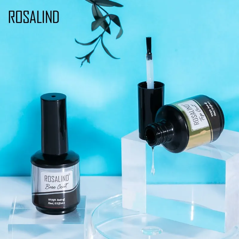 ROSALIND 15ml Gel Polish Matt Top Coat Soak Off Nail Art Decorations UV/LED Lamp