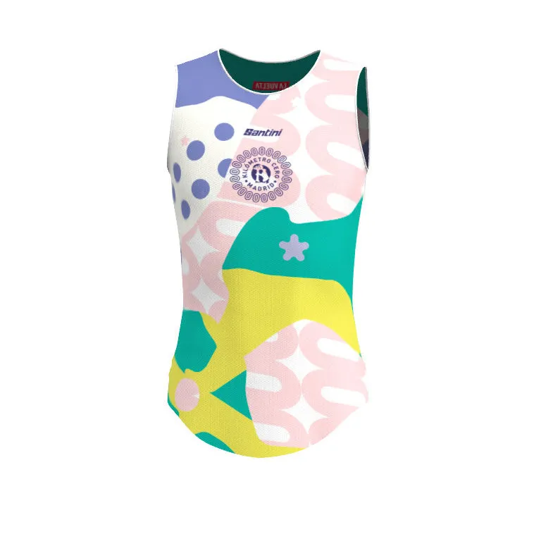 Santini La Vuelta KM Cero Baselayer - Print