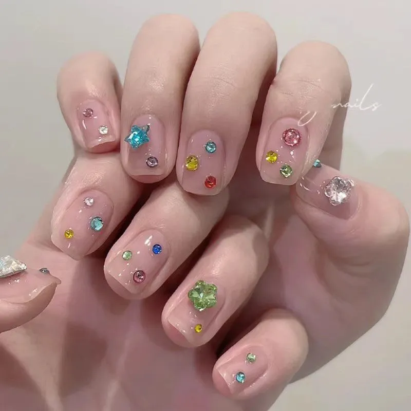 Shiny Bubble Rhinestone Nail Jewel Crystals